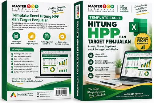 Template Excel Hitung HPP dan Target Penjualan