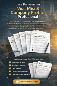 jasa penyusunan visi misi perusahaan